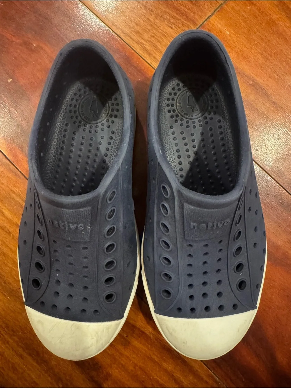 Native Kids Water Shoe in Navy Blue - Size  10